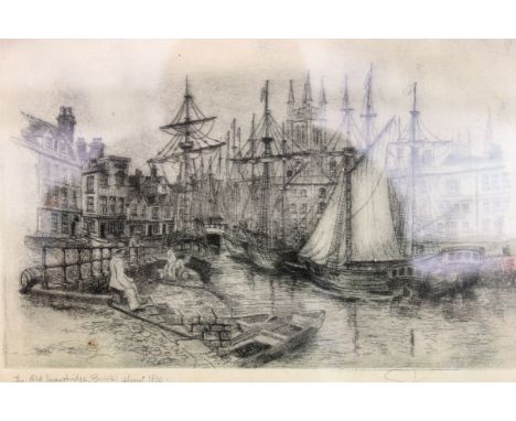 Sketch of the Old Bristol Drawbridge signed by artist framed and glazed H15 W22cm

Cost of postage and packaging is £15.99 pl