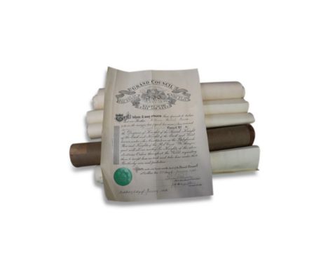 relating to various orders, together with a sash