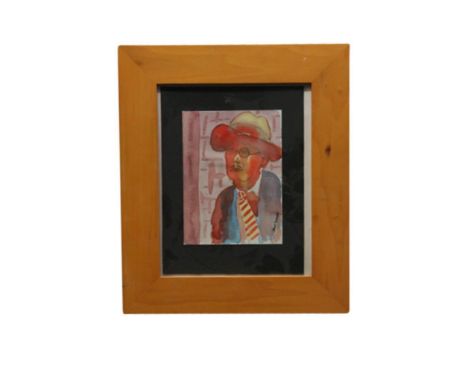 Joyce, Watercolour, signed R.&nbsp; Cumiskey, 17 x 13 cm