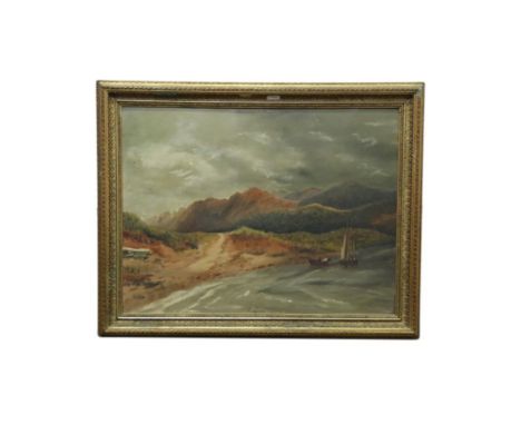 seascape, Oil on board, unsigned, 46x61cm