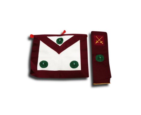 together with matching sash