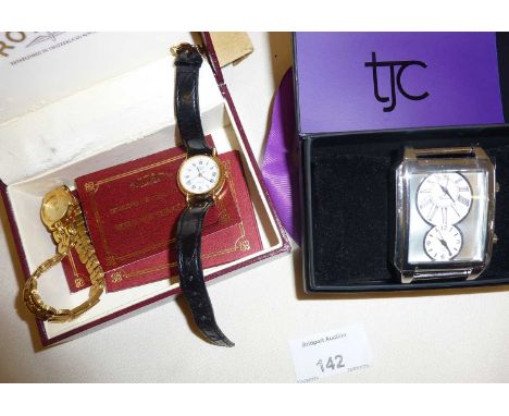 Ladies boxed wrist watches, a Genoa, Rotary and a Citizen 