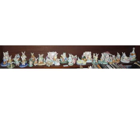 Collection of Albert Kessler china figures (one shelf)