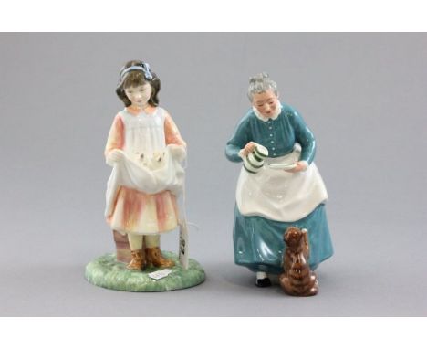 Two Royal Doulton Figures 'Age of Innocence' First Outing HN3377 and 'The Favourite' HN2249 