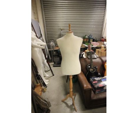 Shop Torso Dress Mannequin on Beechwood Stand 