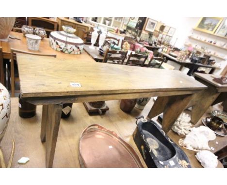 Antique Oak Bench