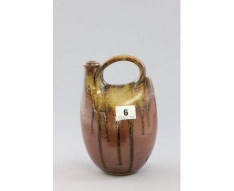 John Leach Muchelney Pottery Studio Pottery Flask, 20cms high