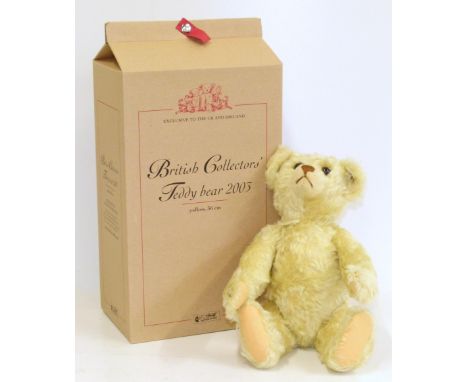 Steiff British Collectors 2003 36cm teddy bear with box and certificate