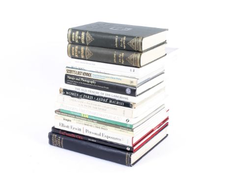 A collection of photography related books including the encyclopedia of photography.