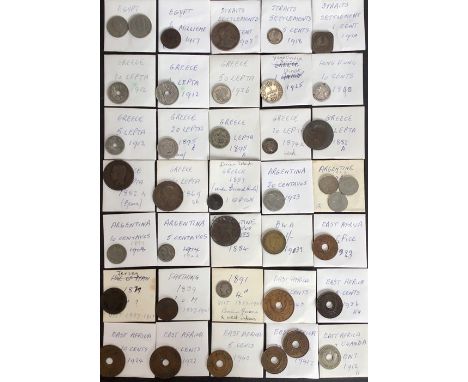 Large World coin collection, Commonwealth and Empire coins, Silver and part silver coins, Includes, Ionian Islands British ad