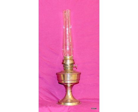 A Vintage Chrome Finished Aladins Paraffin Lamp