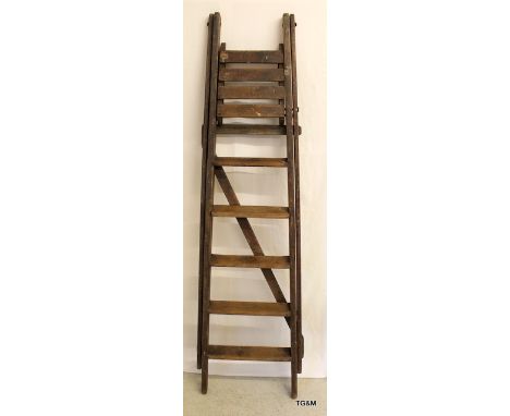 Vintage Pine Step Ladder