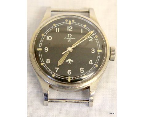 Omega Military 1953 Fat Arrow Wristwatch
