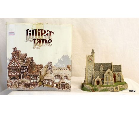 A Boxed Lilliput Lane Model Of St Lawrence's Church