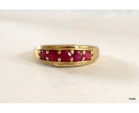 9Cy Ruby Ring   Size O