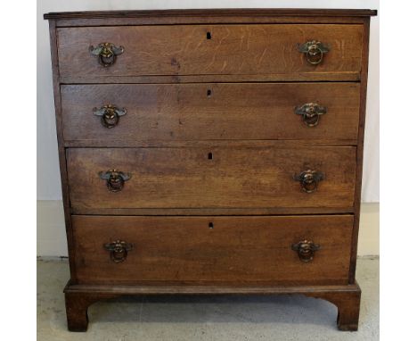 An Antique Chest of Drawers on Bracket Feet