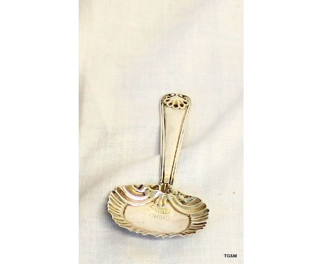 A Birmingham 1984 Thomas Hayes Silver Hallmarked Caddy Spoon