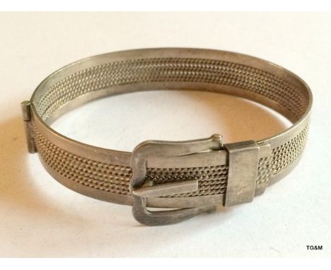 Silver Expanding Belt Bracelet