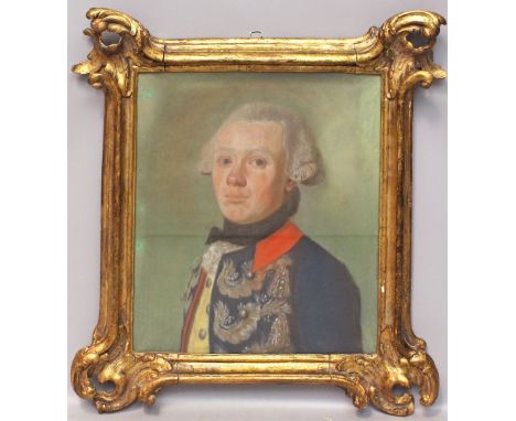 Hofmaler (Preußen, 18. Jh.) Portrait eines jungen Herren mit Perücke und Brokat-Uniformrock -  wahrscheinlich Prinz Heinrich 