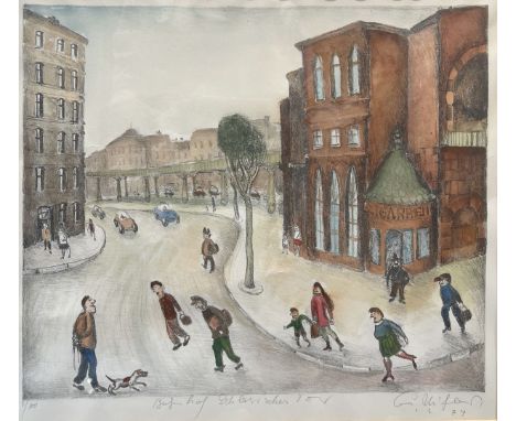 Mühlenhaupt, Kurt (1921 Klein Ziescht- Berlin 2006) "Bahnhof Schlesisches Tor", so mittig u. mit Bleistft betitelt, re. u. si