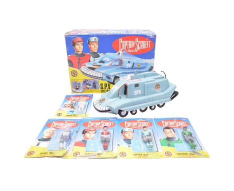 Vivid imaginations Captain Scarlet vehicle and action figures, including ref. 51020 SPV Spectrum Pursuit Vehicle, with missil