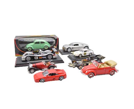 Solido, Maisto, Bugaro and Corgi die-cast model vehicles, eight including Solido Prestige ref. 8016 Volkswagen Coccinelle Ber