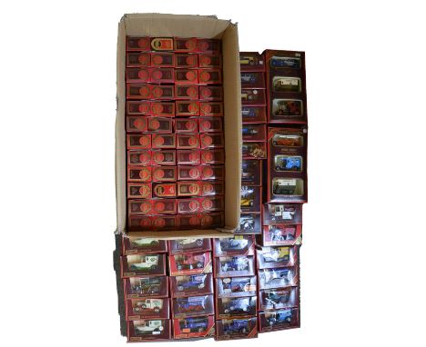 Matchbox 'Models of Yesteryear' die-cast model vehicles, eighty including ref. Y-1 1936 Jaguar SS-100; ref. Y-24 Bugatti T44;