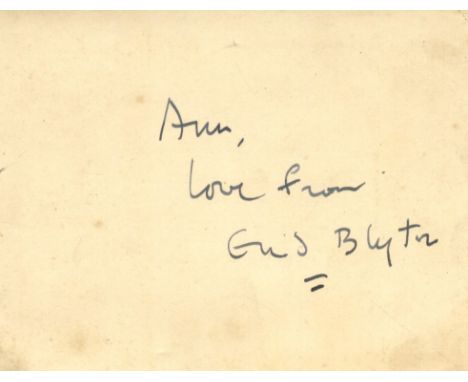 BLYTON ENID: (1897-1968) English Children's Writer, creator of Noddy, The Famous Five and The Secret Seven. Vintage fountain 