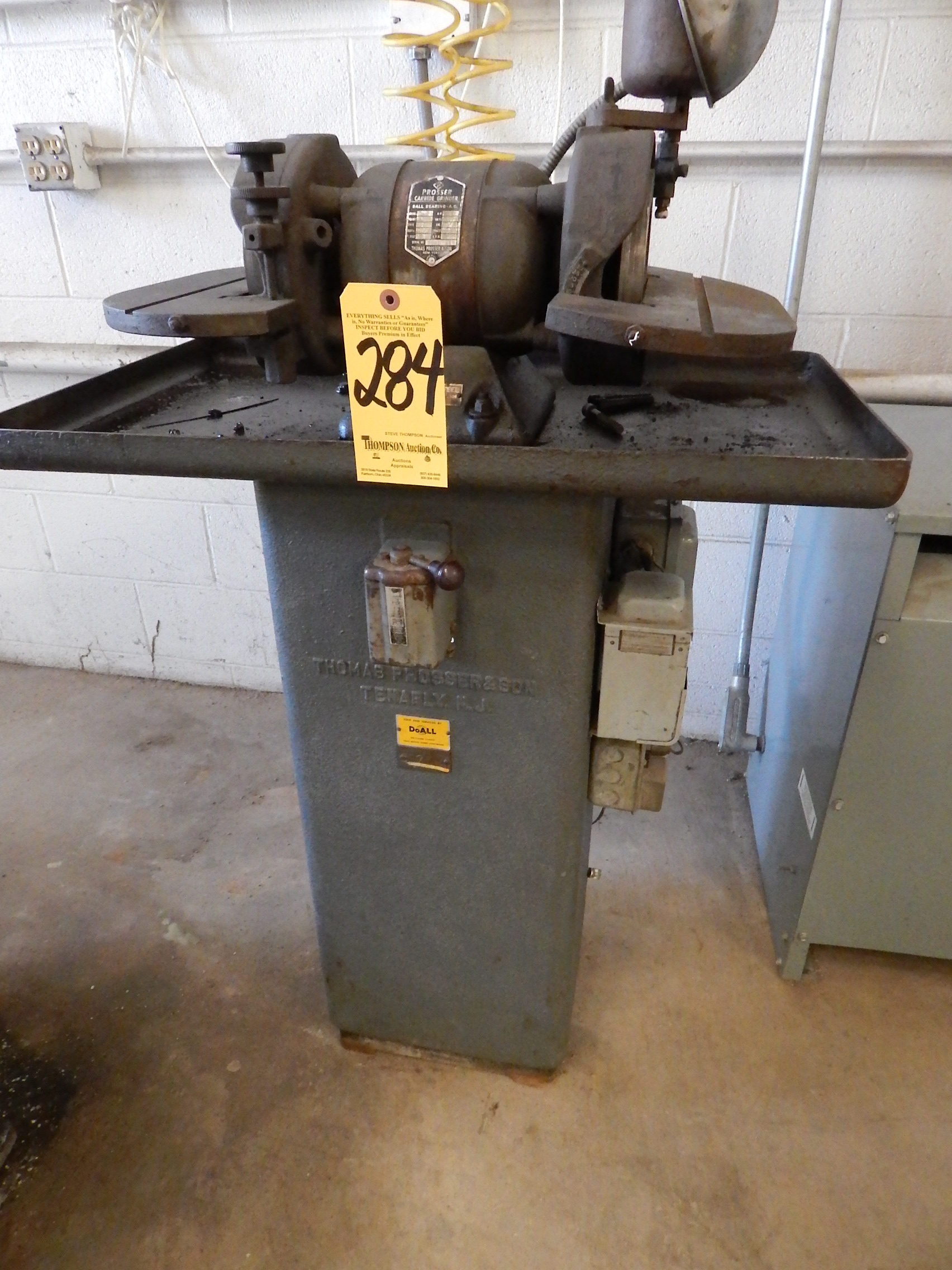 Prosser Double End Carbide Grinder with Pedestal