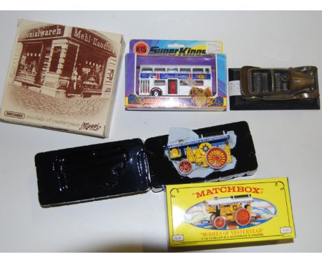 A collection of mixed issue Matchbox Kingsize Models of Yesteryear presentational release display models, to include a Maggi 
