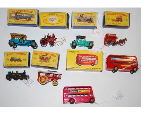 A collection of boxed and loose Matchbox Models of Yesteryear, Dinky Toys, and Budgie diecasts, to include Dinky No.290 Ecksi