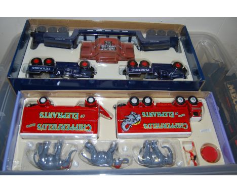 One box containing a quantity of mixed commercial, public transport, and circus related Corgi Classics diecast models, to inc