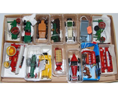 One tray containing a quantity of loose Matchbox Models of Yesteryear diecasts, to include a Lesney Modern Amusements Fowler 