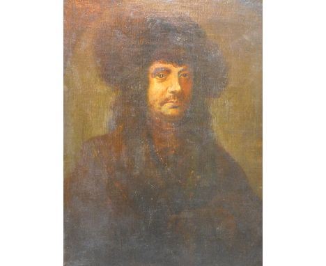 A late 18th/ early 19th Century British school, portrait of a gentleman, oil on canvas, 76cm x 60cm