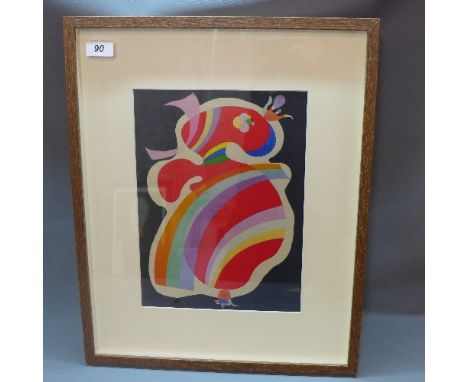 After Wassily Kandinsky, Abstract Composition, lithograph, published by Maeght 1969, 33 x 24cm