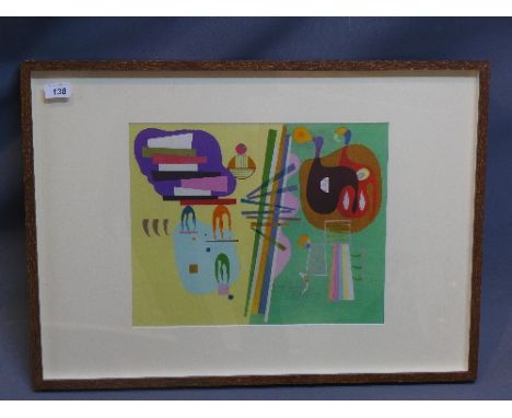 After Wassily Kandinsky, Abstract Composition, lithograph, published by Maeght 1969, 33 x 40cm