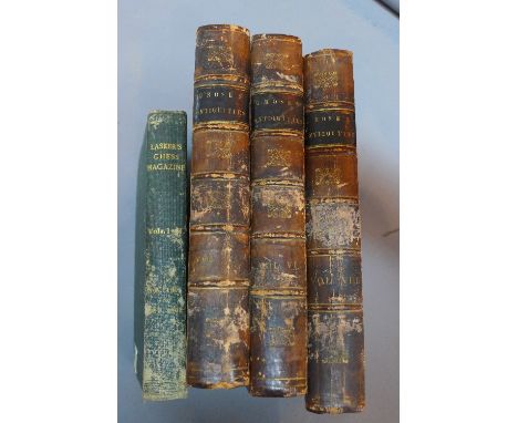 Francis Grose, The Antiquities of England and Wales, three volumes to include V, VI and VII, printed for Hooper and Wigstead 