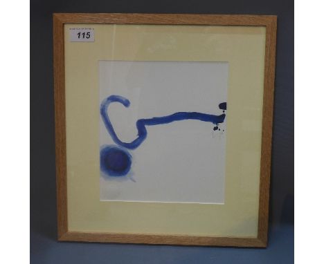 Victor Pamore, Untitled, offset lithograph, signed in pencil, publishers blindstamp bottom left, limited edition 5000, 22 x 1
