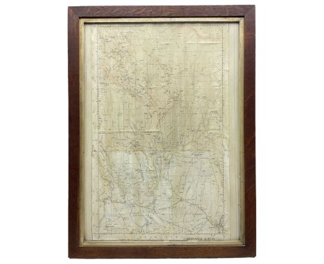 Early 20th century Ordnance Survey map of the area around Lastingham 70cm x 49cm