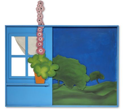 CLAUDE  GILLI (1938-2015)Matin de Mai 1965 signé; signé, titré et daté IV 65 au reversacrylique sur panneau découpésigned; si
