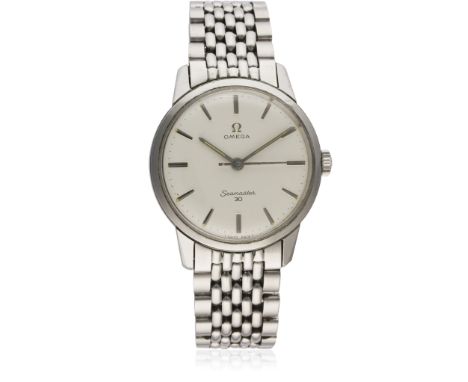 A GENTLEMAN'S STAINLESS STEEL OMEGA SEAMASTER 30 BRACELET WATCH CIRCA 1964, REF. 135.007-64 CONSIGNED BY THE ORIGINAL OWNER W