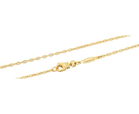 A limited edition 18ct gold Victor Mayer for Fabergé chain necklace,  A limited edition 18ct gold Victor Mayer for Fabergé ch