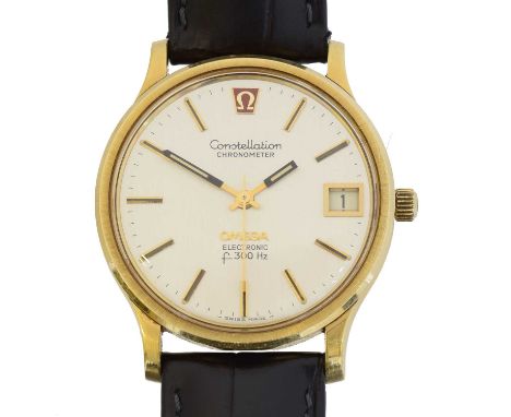 An Omega Constellation electronic chronometer F300hz wristwatch, An Omega Constellation electronic chronometer F300hz wristwa