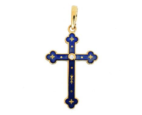 A limited edition Victor Mayer for Fabergé cross pendant,  A limited edition Victor Mayer for Fabergé cross pendant, no. 497/