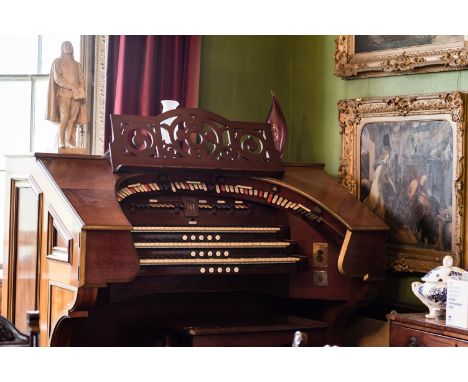 A 20th Century Christie theatre pipe organ, supplied by William Hill & Son and Norman Beard Limited London, in mahogany and g