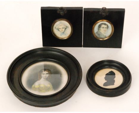 L. PACKER (20TH CENTURY) after SIR JOSHUA REYNOLDS - 'Lavinia, Countess of Althorpe', a miniature on ivorine, oval, framed, 6