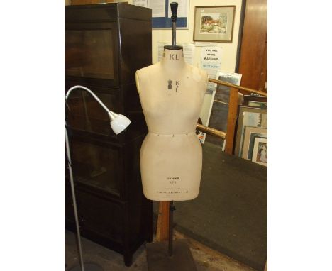 VINTAGE KENNETT &amp; LINDSELL MANNEQUIN ON METAL STAND