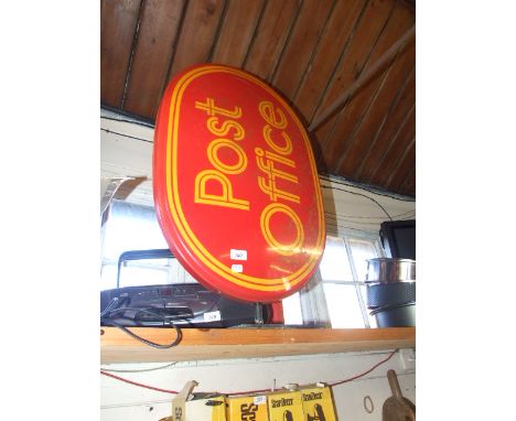 POST OFFICE SIGN WITH WALL BRACKET