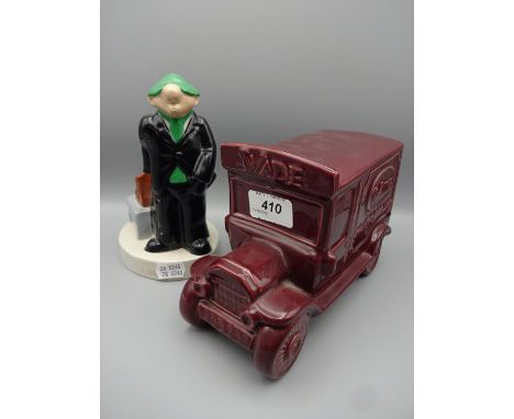 2 WADE MONEY BOXES, ANDY CAPP AND VINTAGE STYLE VAN