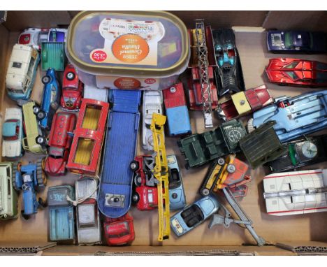 A box of mainly Corgi die cast vehicles. Condition - used.